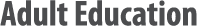 Adult Education